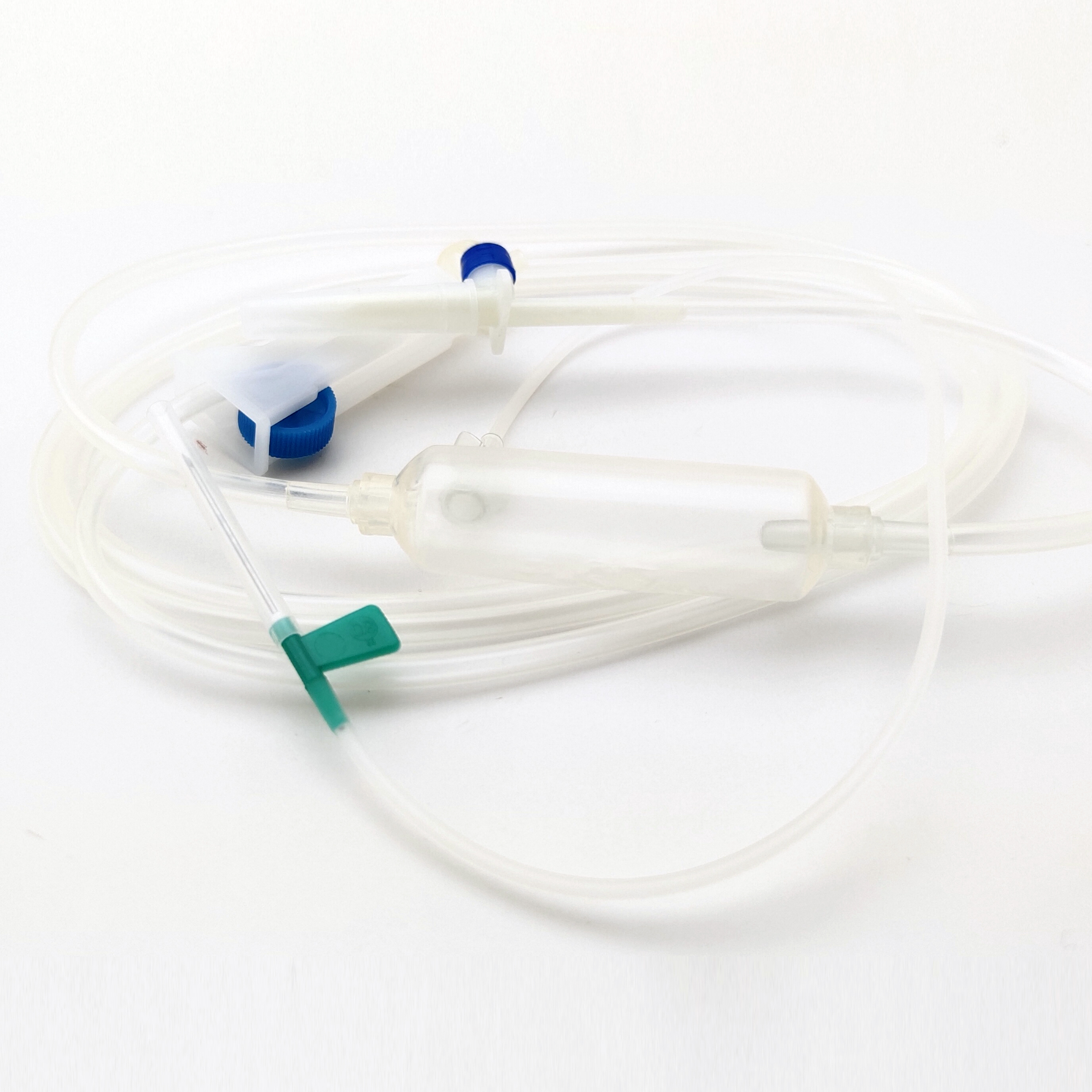 Intraveneuze infusieset (dubbele slang)