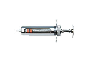Metalen spuit (zonder Luer-lock)